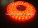 3528 60LEDs/M orange color LED strips flexible IP65, 5m per roll, white PCB with 3M tape, 12VDC, led strips ORANGE color