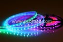 White PCB 60leds/m WS2811 led digital strip 4M/reel,with 60pcs WS2811 built-in the 5050 smd rgb led chip,silicone tube IP67,DC5V